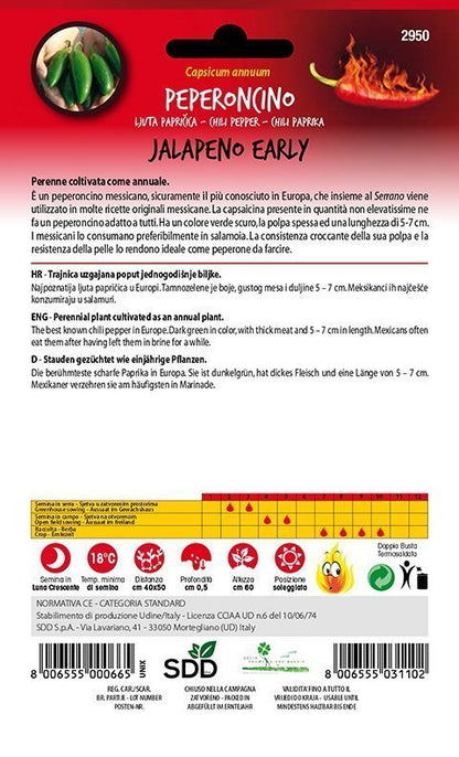Peperoncino Jalapeno Early