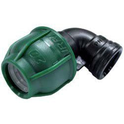 Raccordo a Gomito Diametro 20 mm con Innesto Filettato 3/4" Femmina