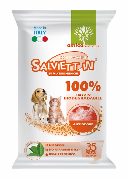 Salviettine Igienizzanti per Cani e Gatti