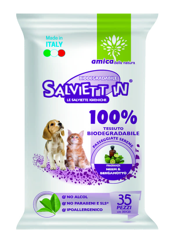 Salviettine Igienizzanti per Cani e Gatti