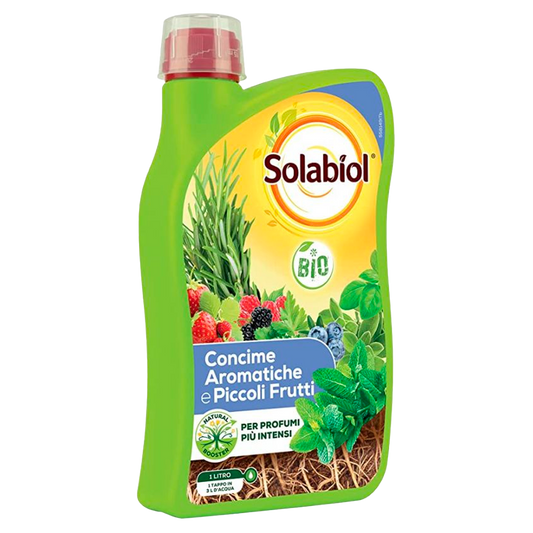 Concime per aromatiche e piccoli frutti 1lt Solabiol