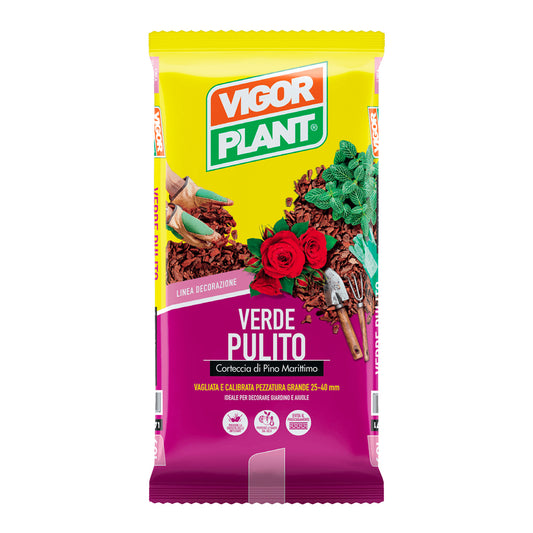Corteccia di pino per pacciamatura Verde pulito Vigorplant