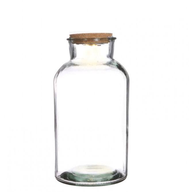 Vaso in Vetro con 5 Led Integrati - Giardango