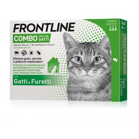 Frontline Combo Spot On Gatto 3 Pipette - Giardango