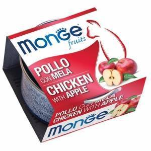 Monge Fruits Pollo con Mela 80 g - Giardango