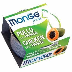 Monge Fruits Pollo con Papaya 80 g - Giardango