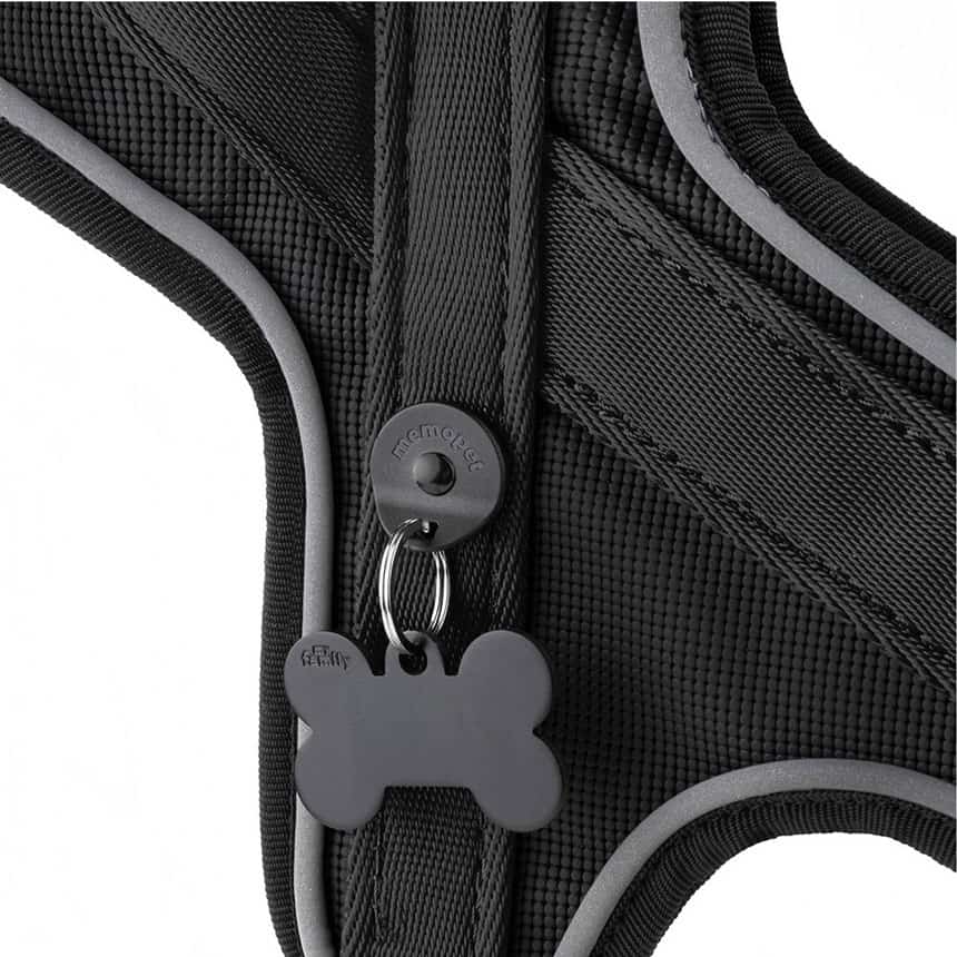 Pettorina Y in Nylon nera - Giardango