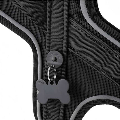 Pettorina Y in Nylon nera - Giardango