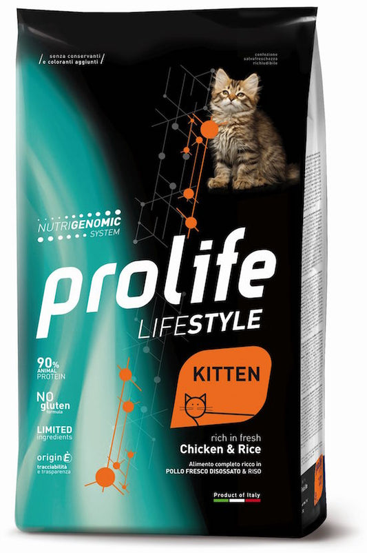 Prolife LifeStyle Kitten Pollo e Riso 400 g - Giardango