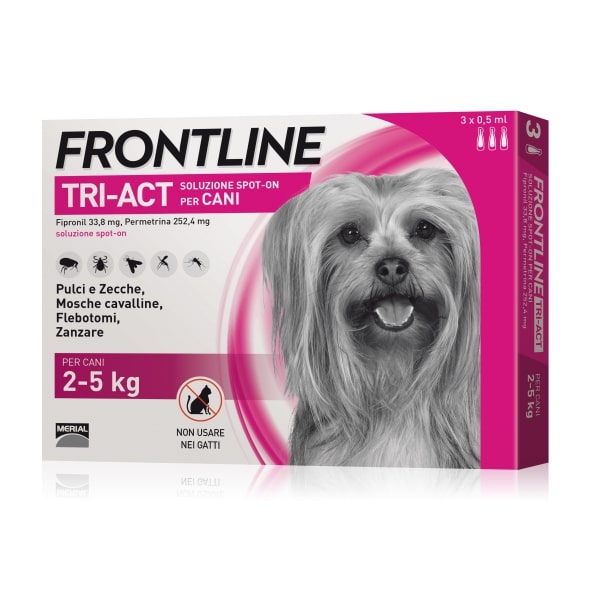 Frontline Tri-Act Cani 2 kg-5 kg